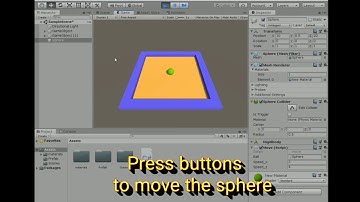 Unity learn || move ball