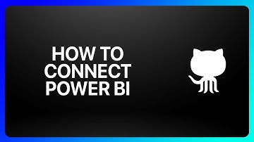 How To Connect Power Bi With GitHub Tutorial