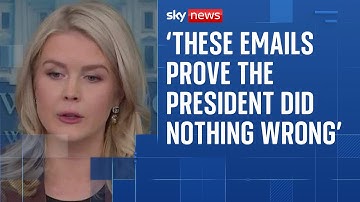 White House press secretary defends Trump after release of Epstein documents