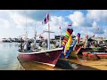 Koh Samui 2021 Bangrak Fresh seafood Market, life of Fishermen.