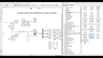 Battery control with bidirectional DC/DC converter in MATLAB