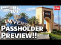 🔴Live: Universal Orlando Annual Passholder Preview!!  First Park Stream in Weeks!