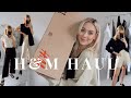 H&M NEW IN TRY ON HAUL! Minimal wardrobe staples!