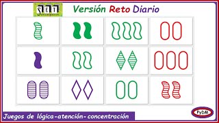Gamificación en el aula. Juegos para mejorar la atención y concentración. SET online daily puzzle screenshot 5