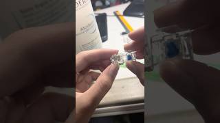 How 2 change keyboard switch from clicky to linear(for creamy and thocky buy diy)