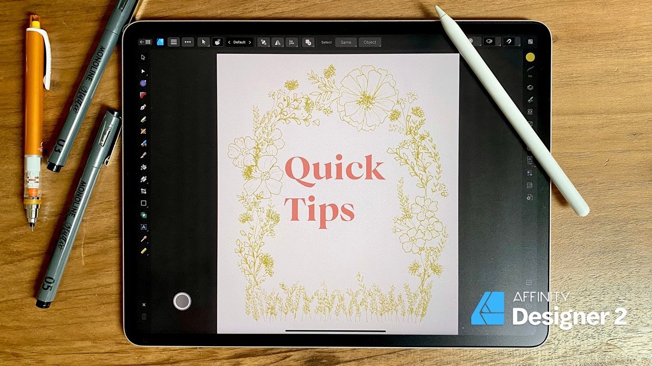 Quick Tip | Recolor in Affinity Designer with Just One Adjustment | Perch Handmade