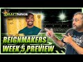 DRAFTKINGS REIGNMAKERS: Week 5 Optimal Lineup Picks