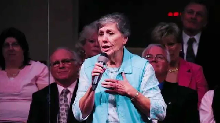 Barbara Shelton performing a song she composed ove...