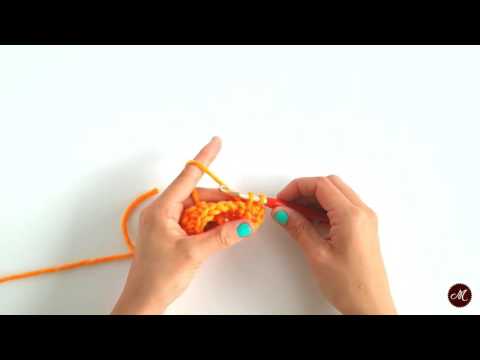Make a Double Crochet Stitch (dc)