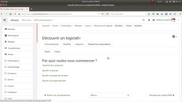 Tuto vidéo : Créer une activité Leçon dans Moodle