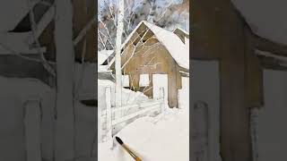 LANDSCAPES AND WATERCOLOUR DRAWINGS #shortvideo