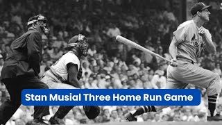 Stan Musial becomes oldest player to hit 3 homeruns in a game July 8 1962