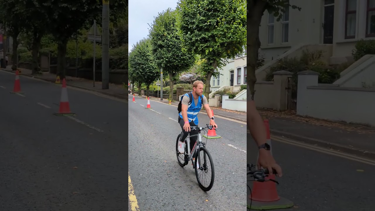 2025 ANTRIM COAST HALF MARATHON LEADER WITH HIS PACER ⚡