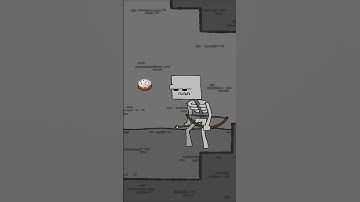 Alex has a secret weapon 😎🎂💀 #minecraftcartoon #subscribers #2danimation #loop #fun