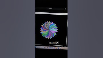 Python Made This Stunning Color Explosion #python #coding #design #viralvideo #short
