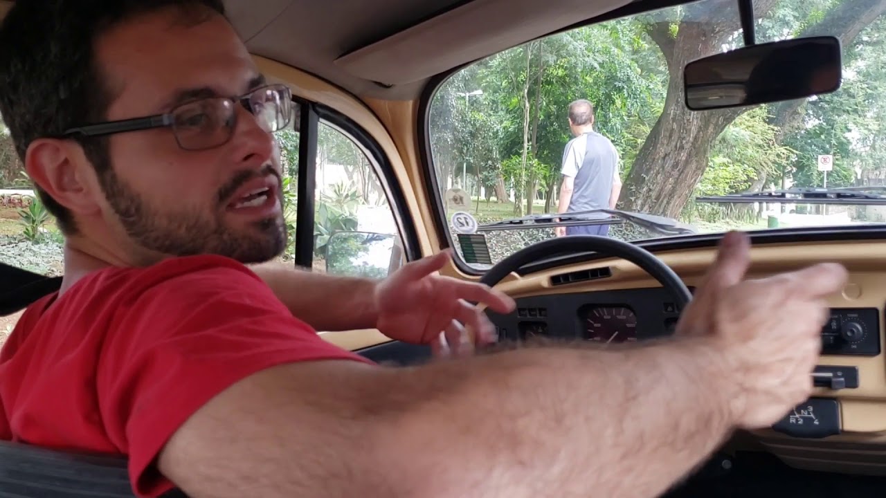 Fusca à álcool 1984 - primeira partida após retífica do motor