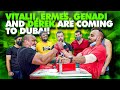 VITALII, ERMES, GENADI AND DEREK ARE COMING TO DUBAI!