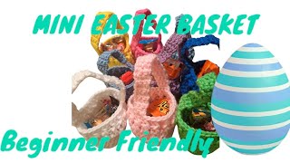 Details CROCHET MINI EASTER BASKET BEGINNER FRIENDLY Guide