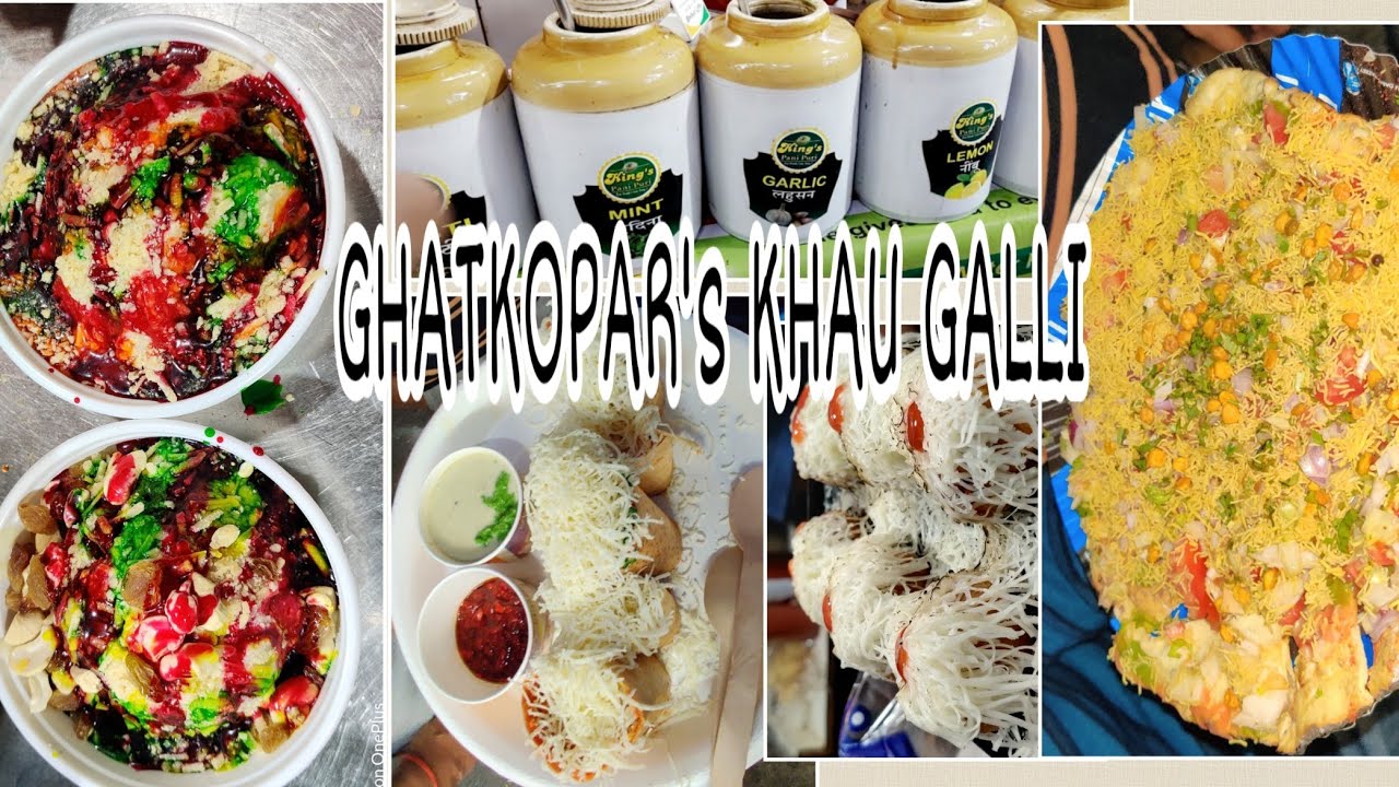 GHATKOPAR KHAU GALLI (STREET FOOD) | BEST STREET FOOD OF MUMBAI | NOOB VLOGGER
