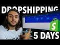 I Tried Shopify Dropshipping For 5 Days! (DURING PANDEMIC)