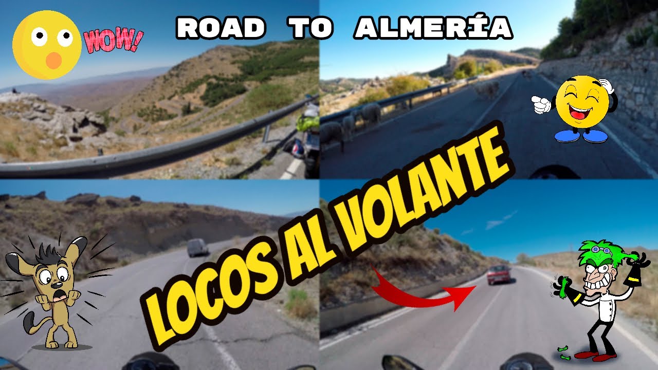 Viaje por Andalucía. Etapa 3: Orcera - Almería. Locos al volante, invasión animal y paisajes!