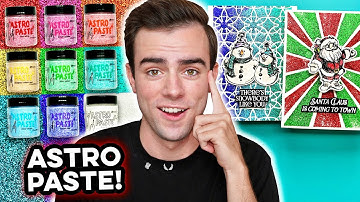 Introducing ASTRO PASTE: A GAMECHANGING Glitter Paste For Cardmaking!✨