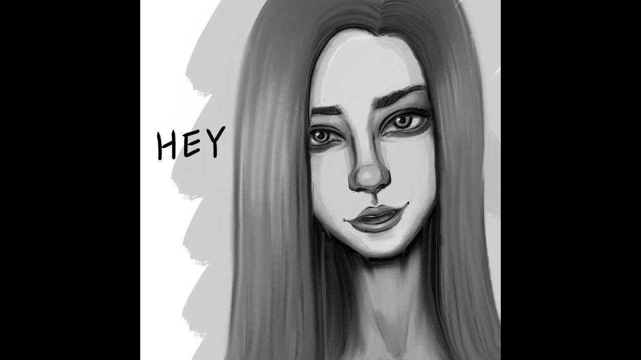 iPad drawing/Procreate/Girl/Hey/아이패드 그림/드로잉 YouTube