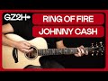 Ring Of Fire Guitar Tutorial Johnny Cash |Easy Chords + Strumming|