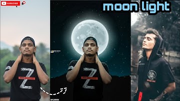 How to Create Dark moon light photo editing Sipak Editz Tutorial video
