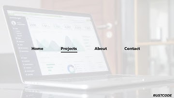 Minimalist Navigation With Flash Effect | HTML And CSS
