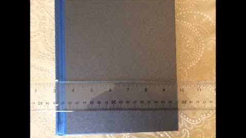 Dust Jacket Tutorial