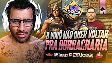 VOS vs TEPEI | VOVÔ ESTREOU COM A SIVIR BOXEADORA DO POATAN - Kings Lendas