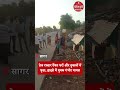 सागर में तेज रफ्तार टैंकर का कहर, घरों और दुकानों में घुसा; हादसे में युवक गंभीर घायल