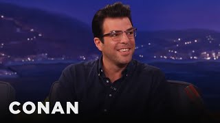 Zachary Quinto’s Boyfriend Keeps His Musical Tastes Young | CONAN on TBS