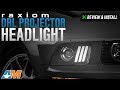 2005-2009 Mustang GT, V6 Raxiom DRL Projector Headlight - Black Review &amp; Install