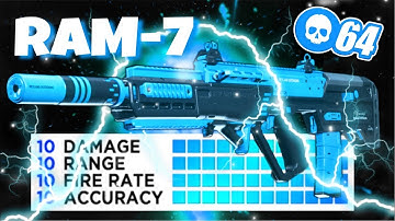 the *NO RECOIL* RAM-7 in WARZONE! 😍 (BEST RAM-7 CLASS SETUP) -  Warzone REBIRTH