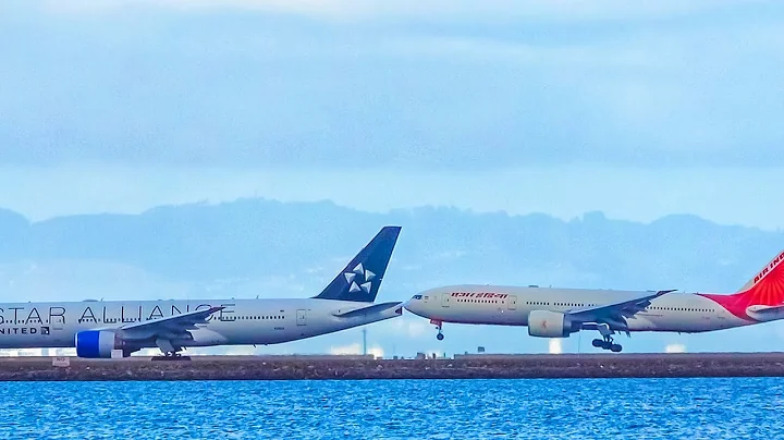 ¡Spotting de aviones en el vibrante aeropuerto de San Francisco!