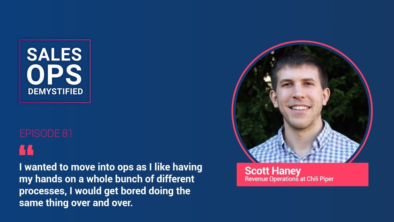Scott Haney Revenue Operations Of Chili Piper YouTube