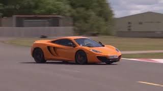 Top Gear - The Mclaren MP4 - 12C goes around the track