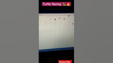 Python Turtle Racing tutorial! 🐢🏁 #shortsfeed #shorts