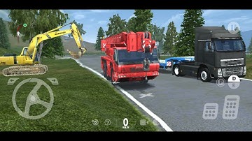 truck trailer , crane and excavator simulator - heavy machine & mining simulator - android gameplay