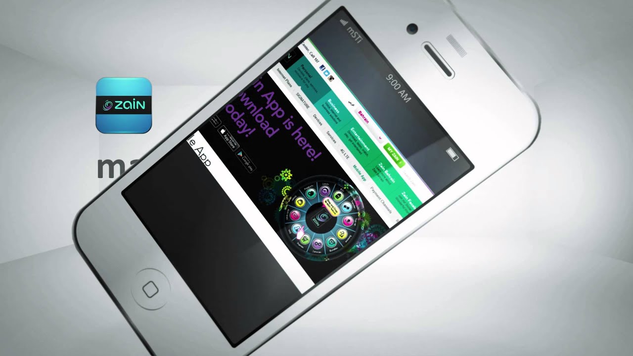 Zain Telecom Selfcare App Video