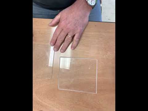 Beveling the Edges of the Plexiglas Plate