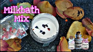 milkbath Mix.. My way of doing it..??como hacer el mix milk.