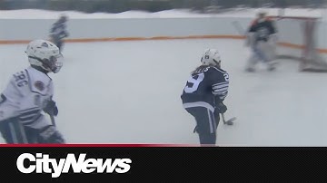 Outdoor skating rink opens at Osprey Valley