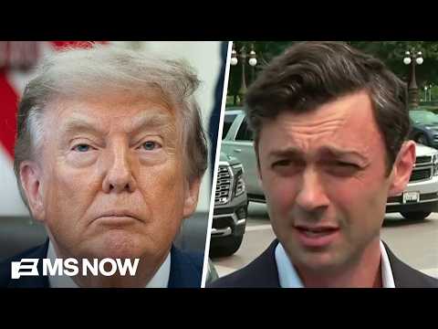 Sen. Ossoff blasts Trump's election lies: He fears 'defeat' in the midterms