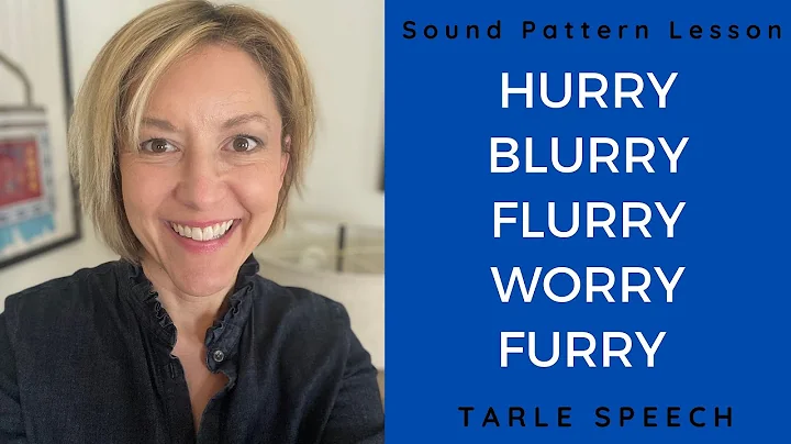 How to Pronounce RRY in HURRY, BLURRY, FLURRY, WORRY, FURRY English Sound Pattern Pronunciation