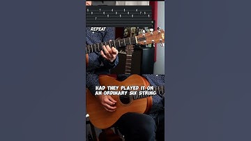 Comparing Closer to the Heart by Rush played on a 6 string guitar vs a 12 string #shorts