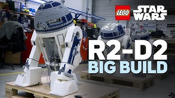 This big LEGO® Brick built R2-D2 is AWESOME | LEGO® STAR WARS™