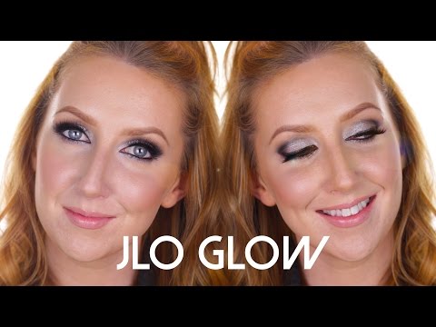 JENNIFER LOPEZ GLOWY CLUBBING LOOK - HAIR & MAKEUP TUTORIAL